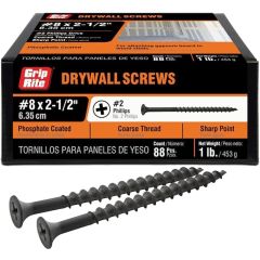Grip-Rite 1lb 2-1/2" Coarse Drywall Screw
