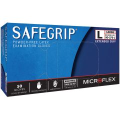 Microflex 13mil Med Safegrip Latex Glove 50pk