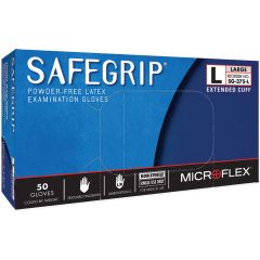 Microflex 13mil XL Safegrip Latex Glove 50pk