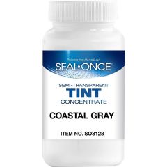 Seal-Once 4oz Coastal Gray Semi-Transparent Wood Stain Tint Concentrate