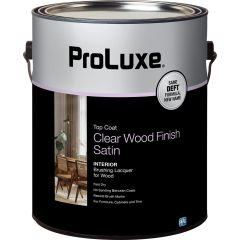 ProLuxe 1gal Satin Clear Interior Wood Finish Brushing Lacquer