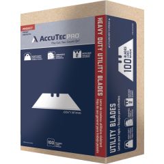 AccuTec .024 PRO Heavy Duty 2-Notch Utility Blade(100pk)