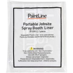 PaintLine Portable Jobsite Spray Booth Disposable Liners (3pk)