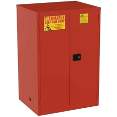 Jamco 34" x 43" x 65" Red Paints & Inks Storage Safety Cabinet w/Self Closing Door