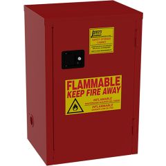 Jamco 18" x 23" x 35" Red Paints & Inks Storage Safety Cabinet w/Self Closing Door