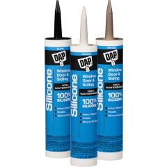 DAP 9.8oz 100% Silicone Window & Door Sealants