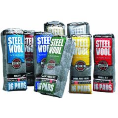 Rhodes American Steel Wool 16 Pad Poly Sleeves