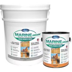 Seal-Once Marine Grade Pre-Mixed Semi-Transparent Premium Wood Stain & Sealer