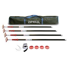 ZipWall 10 ft. Spring Loaded Dust Barrier Poles (4 Pack)